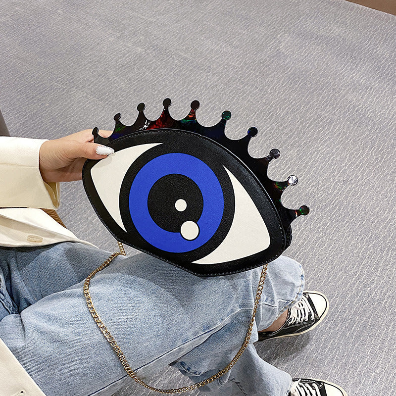 Wholesale PU Eyes Crossbody Bag